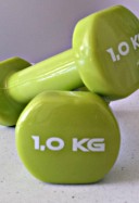 2 x 1 kg Neoprene Dumbbells Hand Weights for Fitness Weight Training