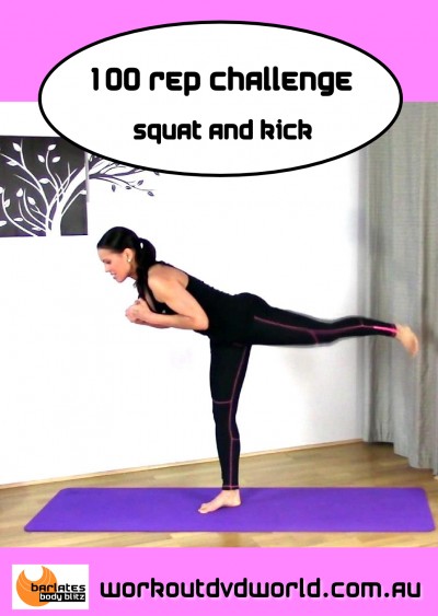 100 Rep Challenge Squat & Kick