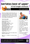 Barlates Best of Upper Body 10 Workout DVD