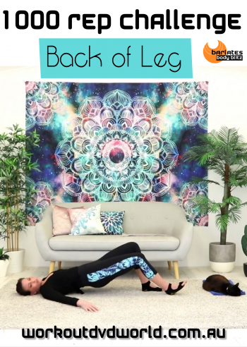 1000 Rep Challenge Back of Leg DVD