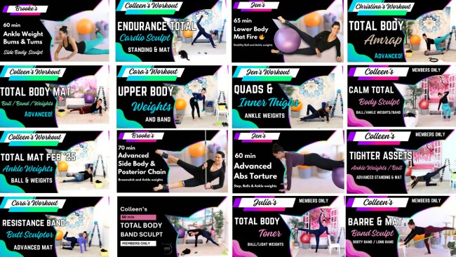 Linda Active Members Long Workouts x 16 Downloads