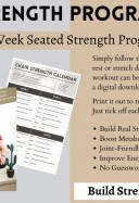 Barlates 4-Week Seated Strength Program 24 Workout Downloads