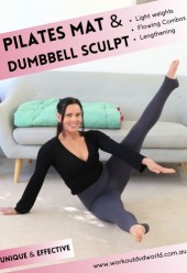 Elongation Pilates Mat with Weights DVD
