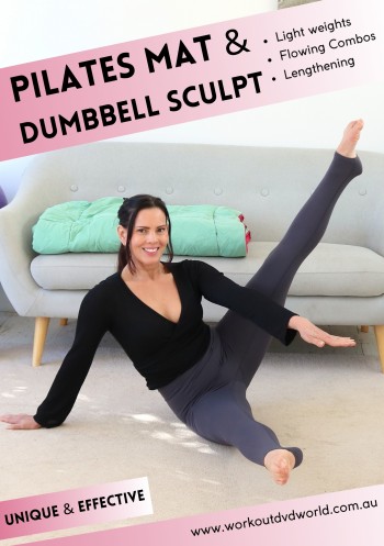 Elongation Pilates Mat with Weights DVD
