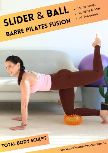 Barre Pilates Fusion Slider and Ball DVD